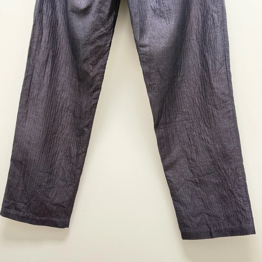 Maku Textiles Kuntani Silk Cotton Dyed Pants Blue Size 30